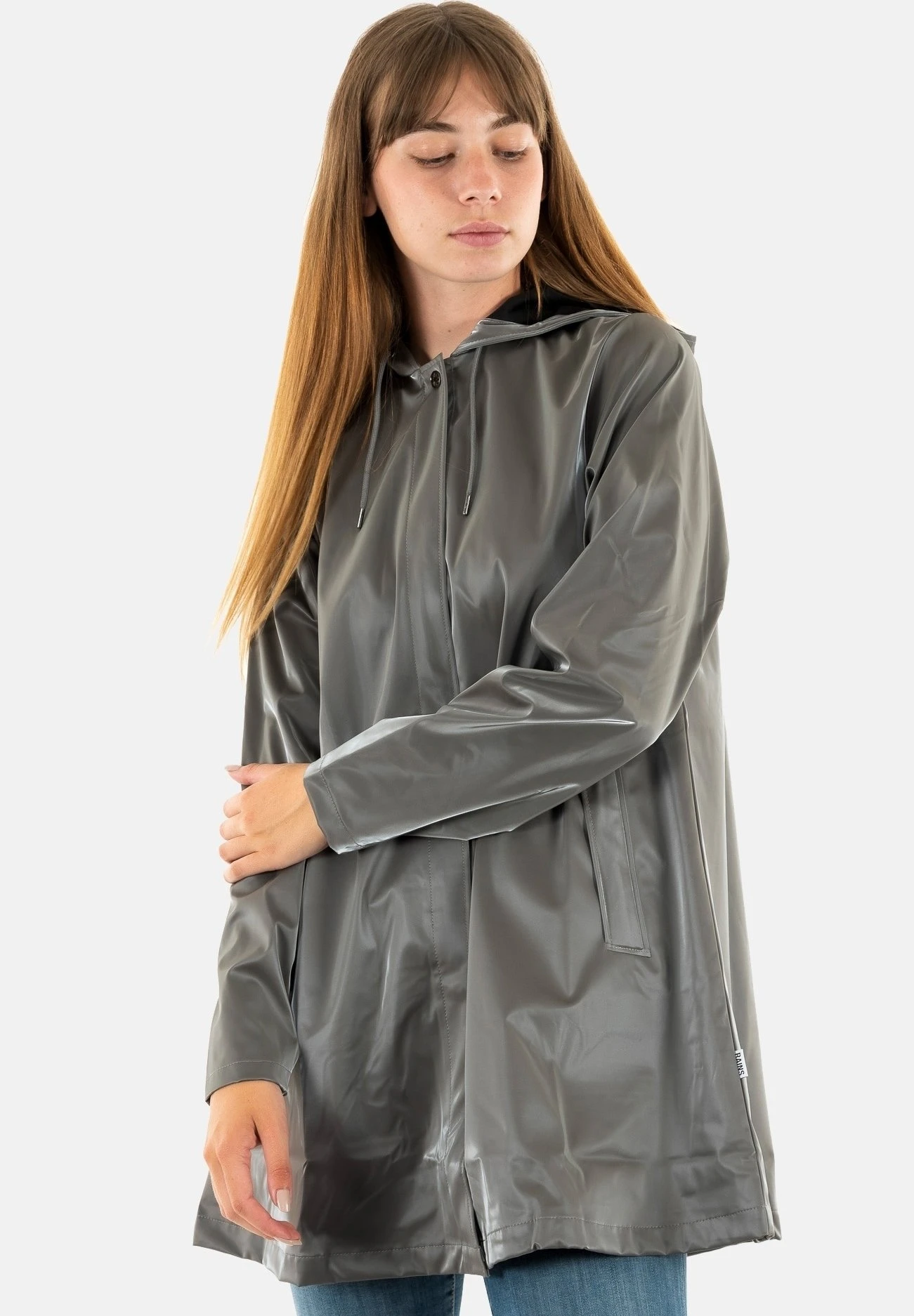Rains Manteau Court - Gris 3 Rains Manteau Court - Gris
