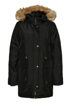 Noisy May Nmmolly Noos - Manteau D'Hiver - Black Light Fur