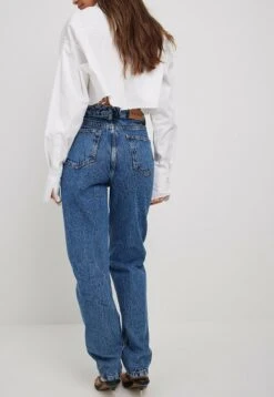 NA-KD Jean Boyfriend - Dark Blue -Next Soldes f2924560c9ad42c197b46782fc7c2870
