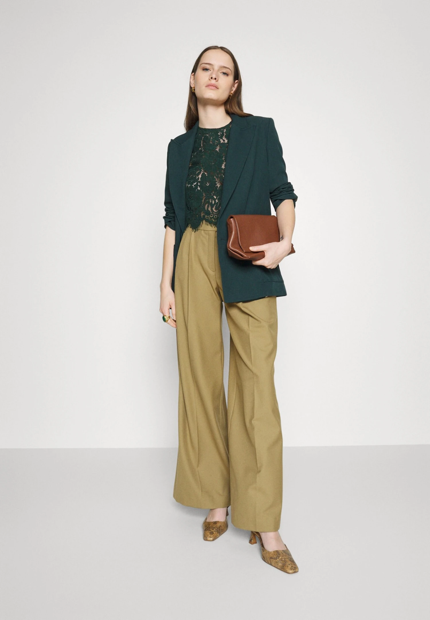 IVY OAK Jacky - Manteau Court - Bottle Green 4 IVY OAK Jacky - Manteau Court - Bottle Green – Image 2