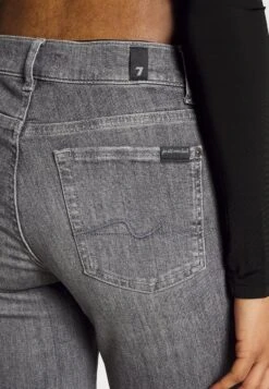7 For All Mankind The Crop Soho - Jean Droit - Grey -Next Soldes f675d264985b4793b97bfb3bce811cbc