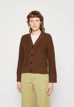 MOSS COPENHAGEN Cardigan - Gilet - Cocoa