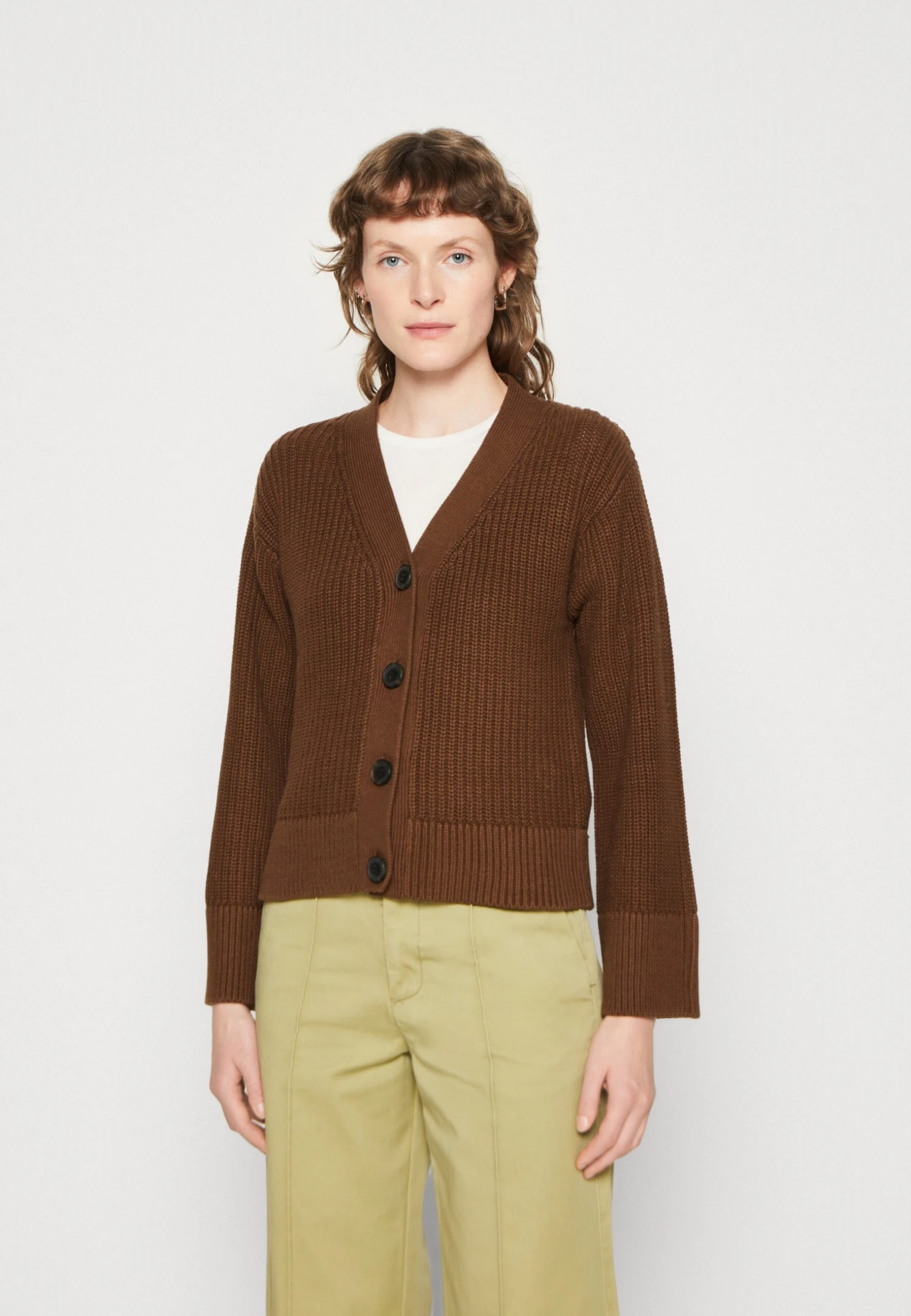 MOSS COPENHAGEN Cardigan - Gilet - Cocoa 3 MOSS COPENHAGEN Cardigan - Gilet - Cocoa