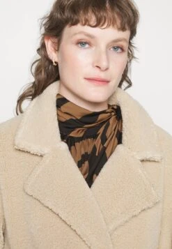 Selected Femme Slfbetty Teddy Coat - Manteau Classique - Sandshell -Next Soldes f7f419f2b23d4feca1f19949bdef5c32