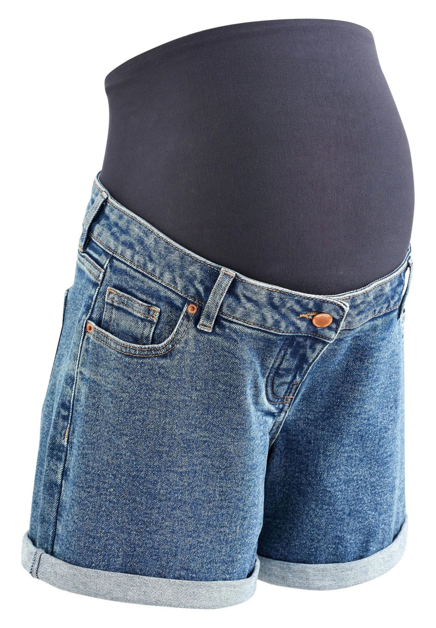 Next Maternity Mom Style Standard - Short En Jean - Light Blue Denim 7 Next Maternity Mom Style Standard - Short En Jean - Light Blue Denim – Image 5