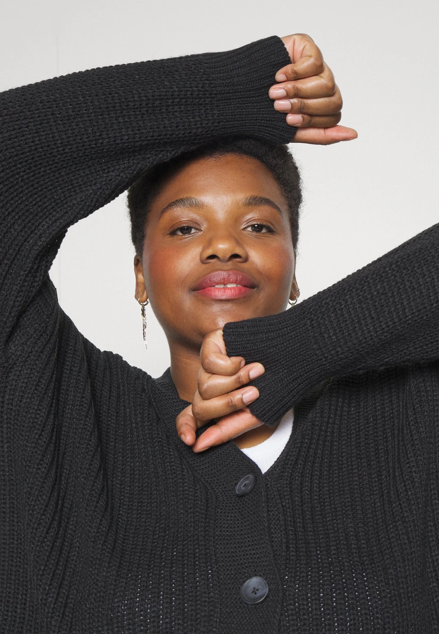 Onccarol Nice Cardigan Plus Size - Gilet - Black 6 Onccarol Nice Cardigan Plus Size - Gilet - Black – Image 4