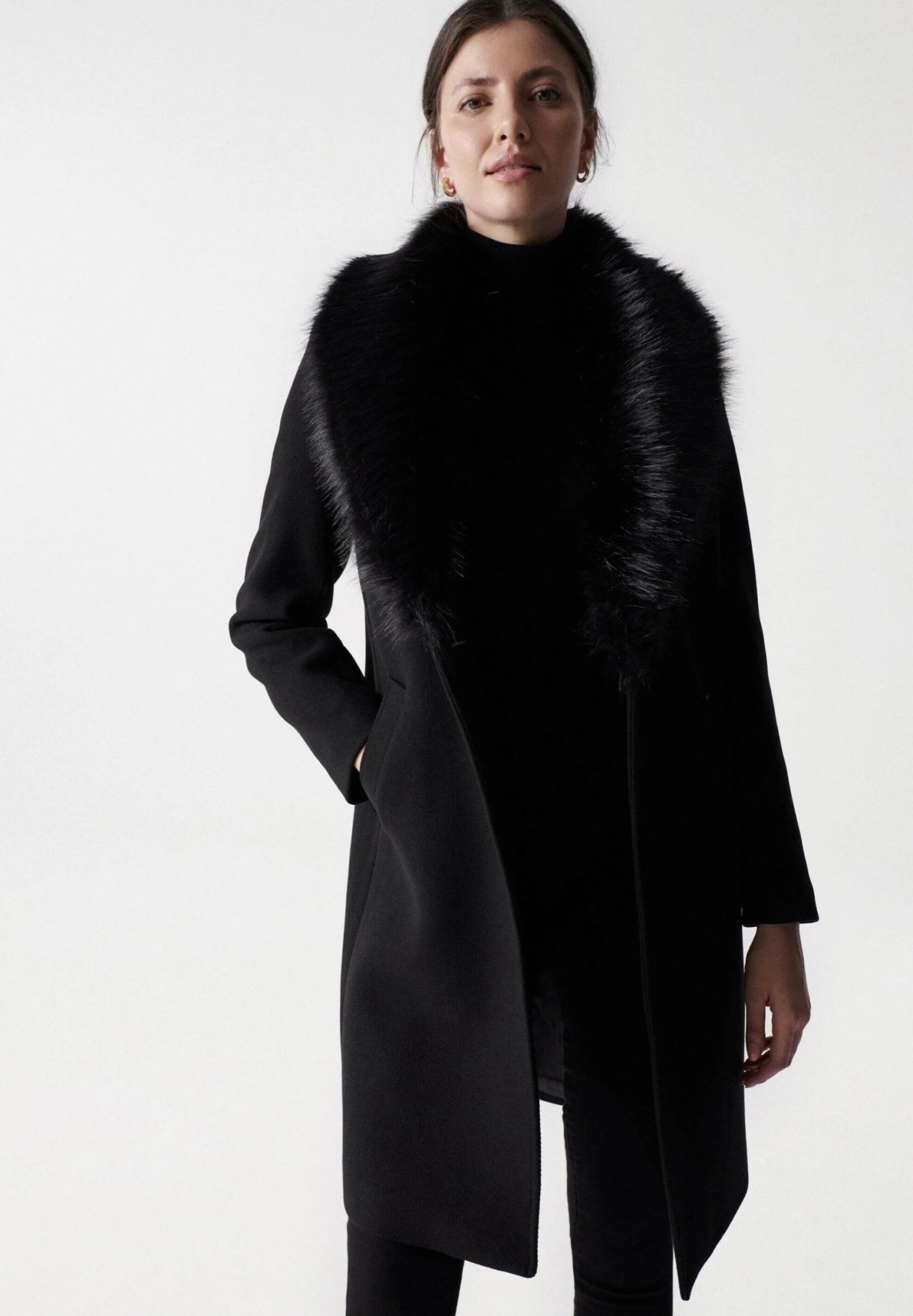 Lisboa - Manteau Classique - Black 3 Lisboa - Manteau Classique - Black