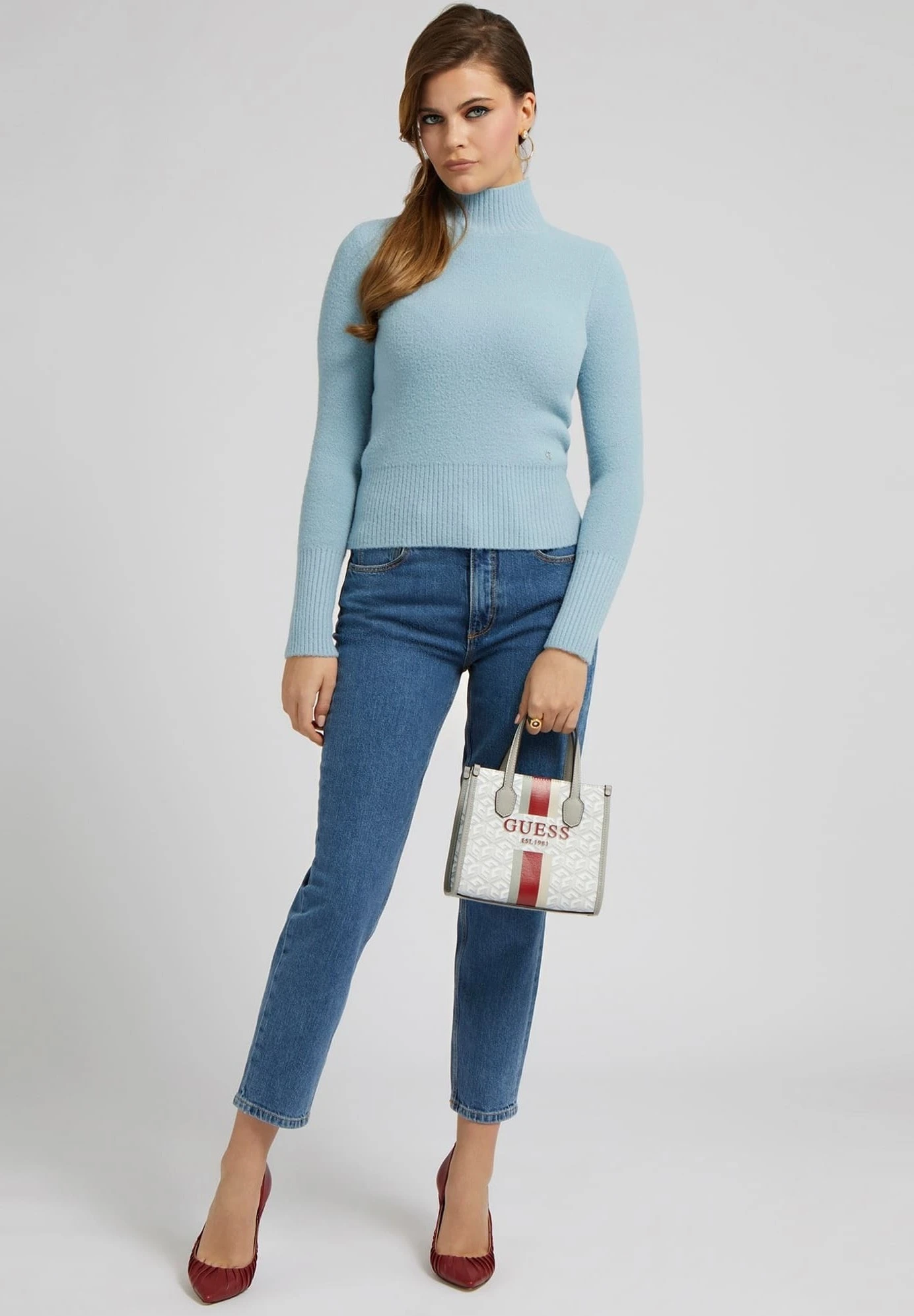 Guess Mom - Jean Droit - Blau 4 Guess Mom - Jean Droit - Blau – Image 2