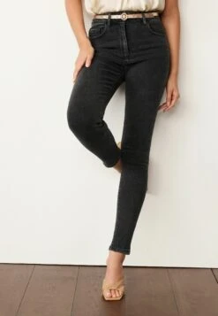 Next Comfort Stretch Mom - Jeans Skinny - Washed Black -Next Soldes fe2f66a511c04fc0828188b0d8311865